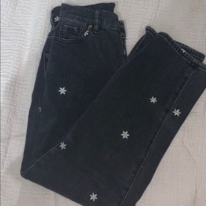 pacsun hi rise straight jeans